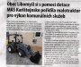 Díky získané dotaci prostřednictvím MAS Karlštejnsko byl pořízen nový malotraktor